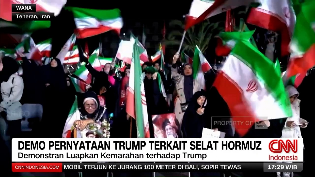 Demo Pecah di Teheran Usai Pernyataan Trump