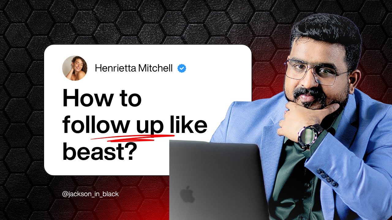 How to follow up like a beast, Sales Coaching, Business coach, Jackson jose sales trainer