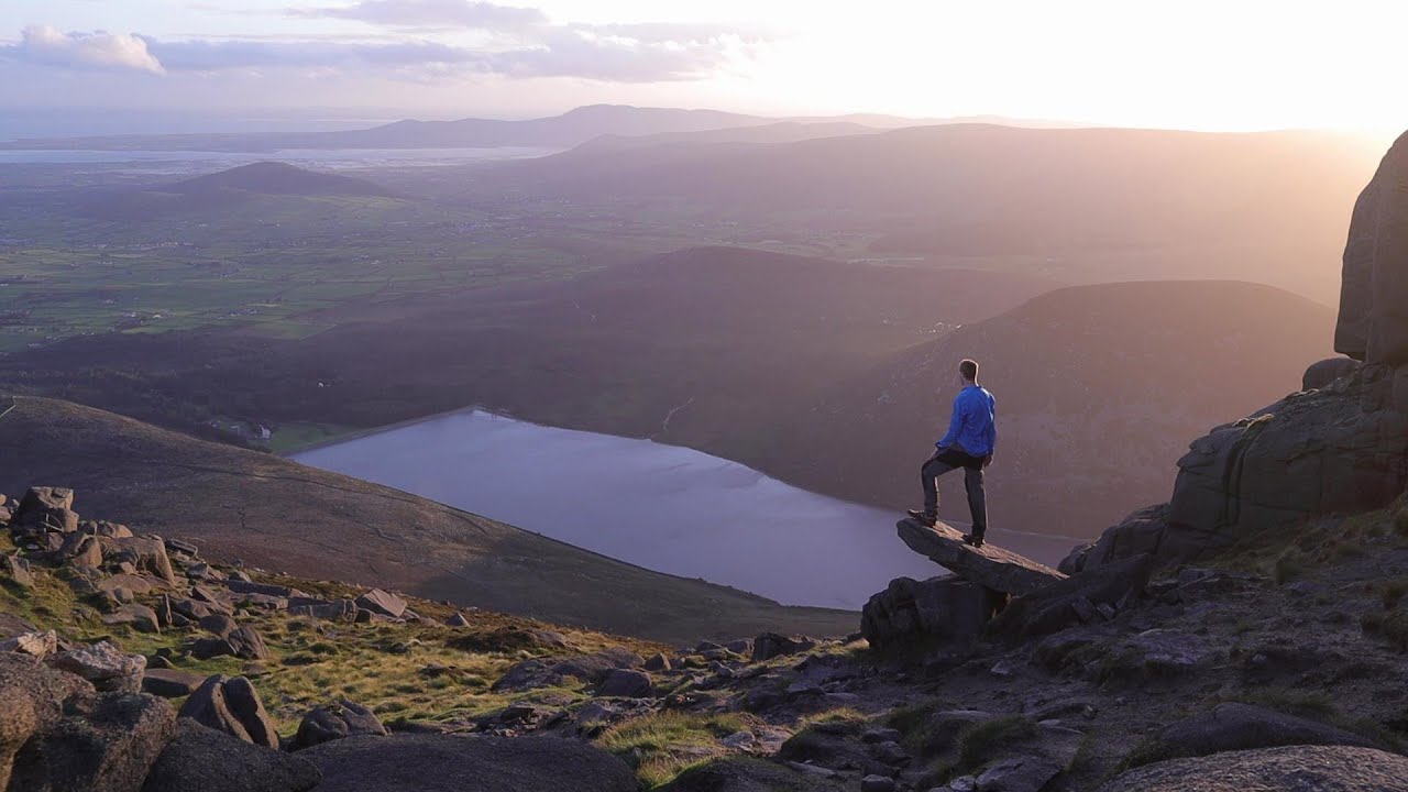 Hiking in Silent Valley, Mourne Mountains