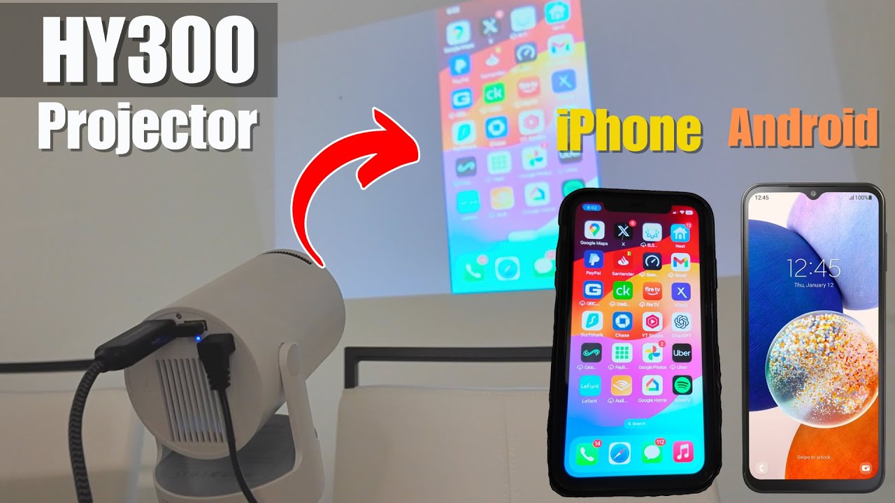 Проекционный телефон HY300 Connect — Android и iPhone [с демоверсией]