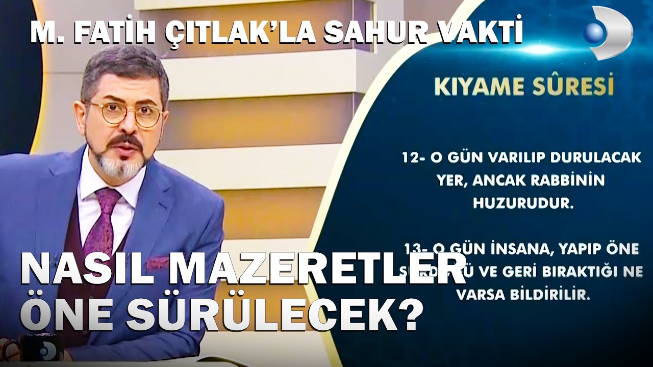 Ahirette Hesap Nasıl Görülecek? - M. Fatih Çıtlak'la Sahur Vakti