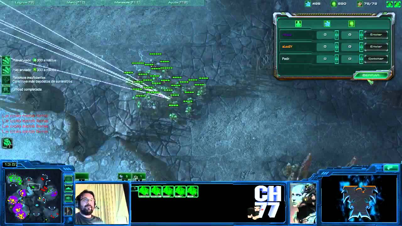 Clip - &iexcl;Co&ntilde;o un nydus! - Troleando a milicua - Starcraft 2 HighLight