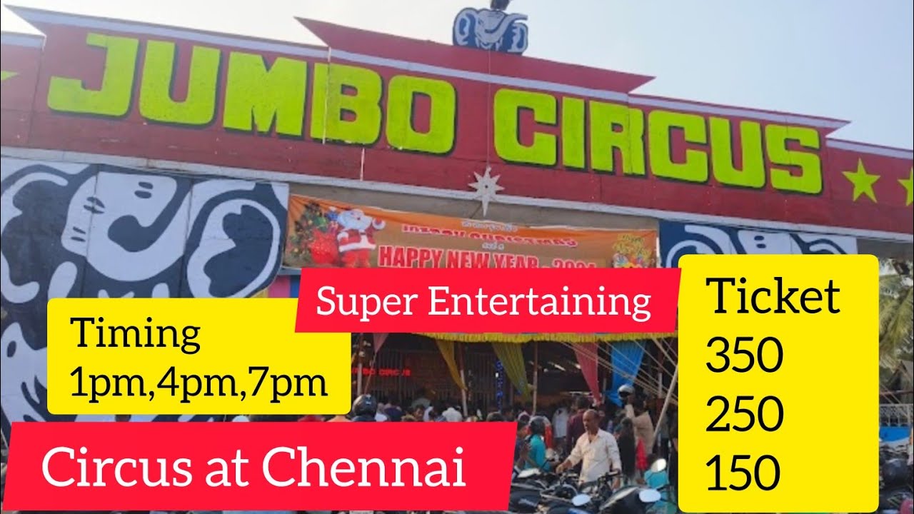 Jumbo circus show at avadi Chennai/Holiday events