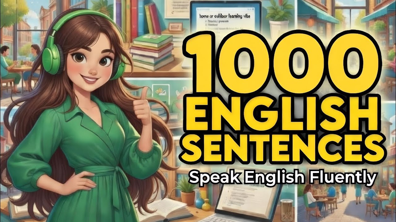 1000 Daily English Sentences for Beginners | Improve Your English Speaking Fast