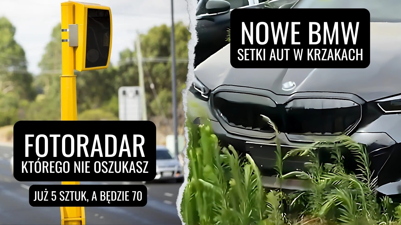  Uważaj na ten nowy fotoradar l Setki nowych BMW w krzakach