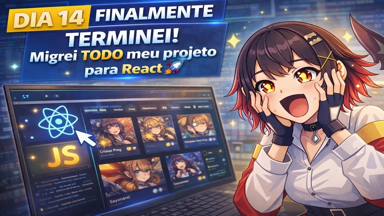 O projeto ficou MUITO melhor depois da migração para React - Dia 14
