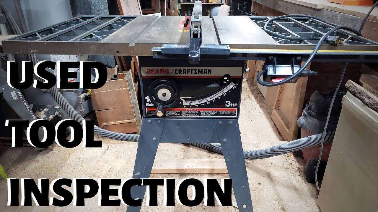 Craftsman contractor saw 113.298762 tune up