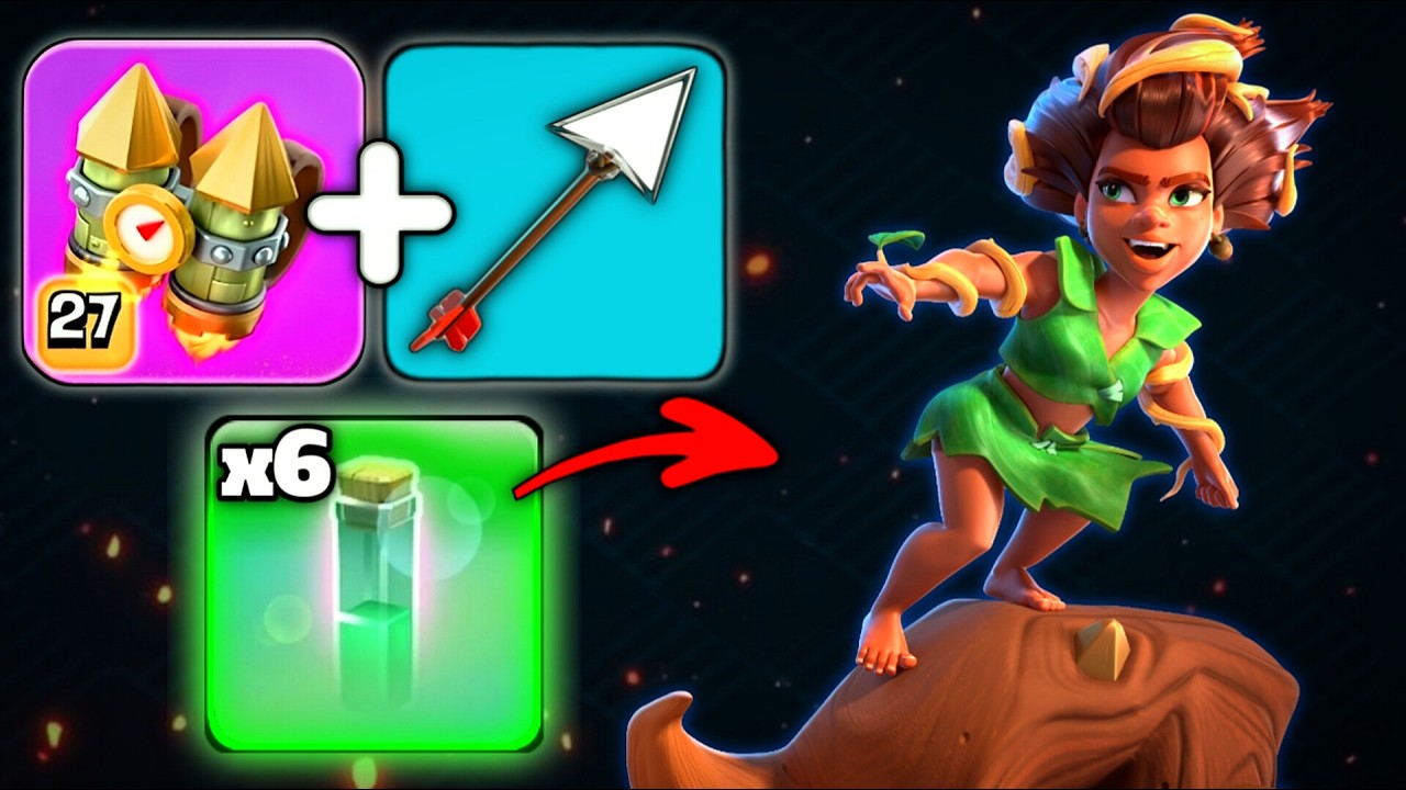 INSANE VALUE ATTACK Strategy | RC Charge + Root Rider + 2 Witch Is OP Strategy - DD ROCKET BACKPACK