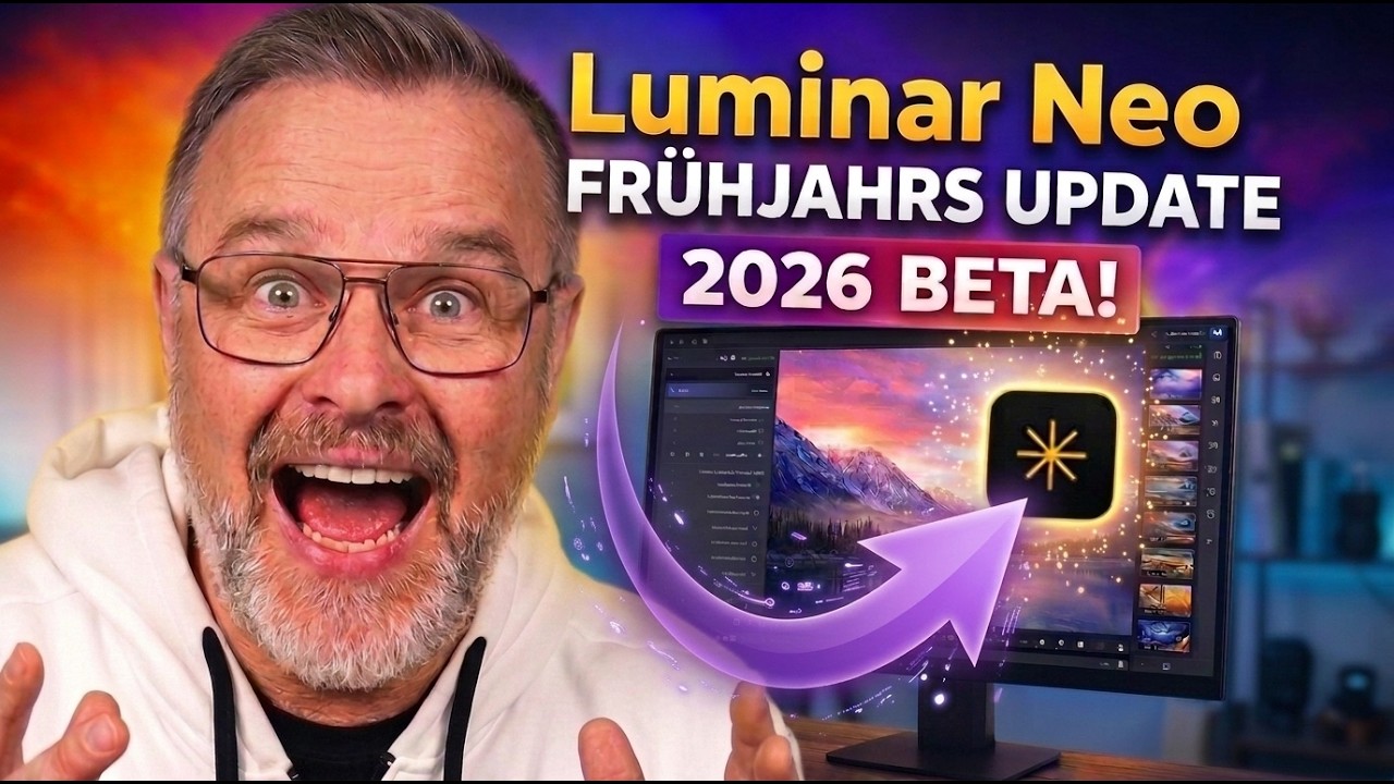 Luminar Neo Fr&uuml;hjahrs Update 2026 Skin AI, Face AI & Bokeh AI &ndash; alle neuen Funktionen