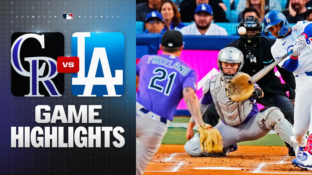 Rockies vs. Dodgers Game Highlights (5/26/26) | MLB Highlights