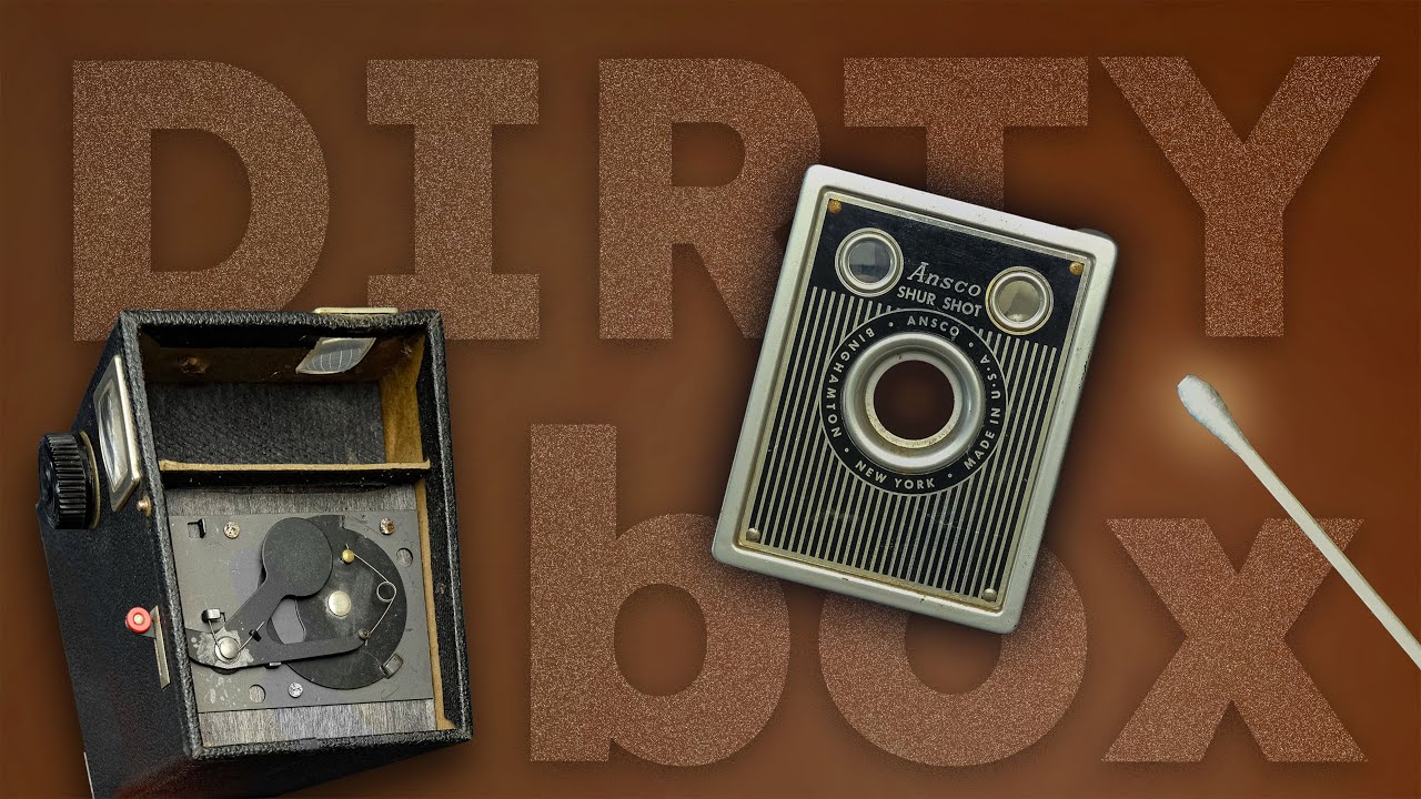 How to open and clean the Ansco Shur Shot Box Camera