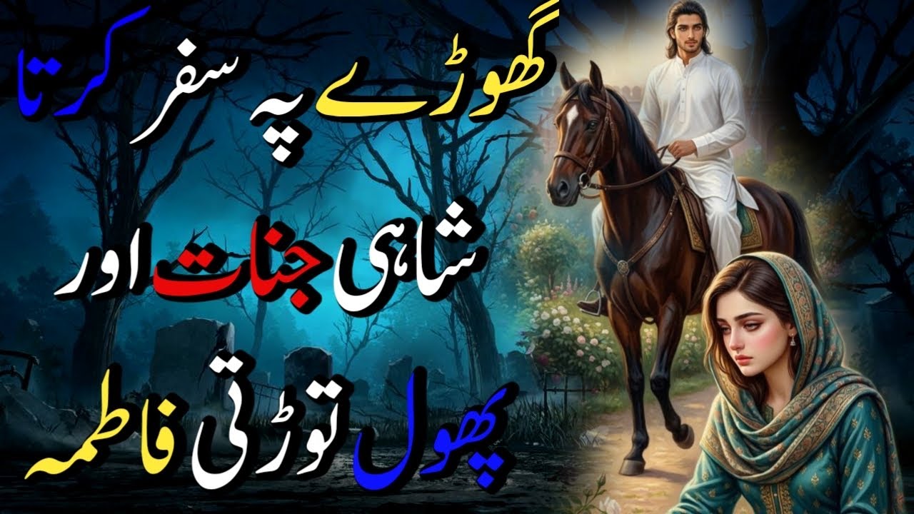Ghoray Pay Safar Karta Shahe Jinnat Ka Bara Baita Aur Rasta Mein Phool Tortilla Ghreeb Fatima