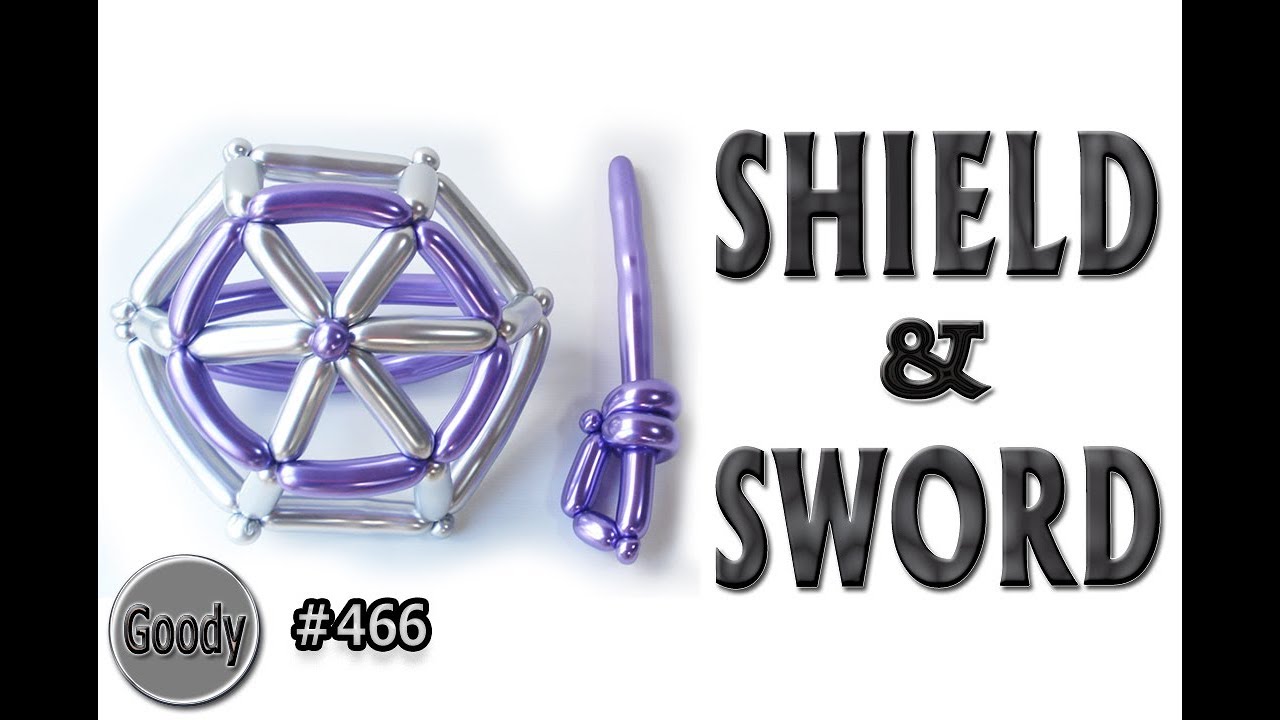 【バルーンアート Balloon Art】 鬼滅ごっこOK！ ✨安全！風船の刀    ✨ 剣の作り方 ⚔ COOL Sword & Shield Balloon ✨【かねさんのバルーンアート】