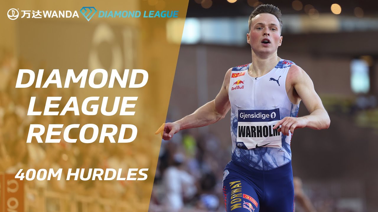 Karsten Warholm breaks series record in the 400m hurdles in Monaco - Wanda Diamond League 2023