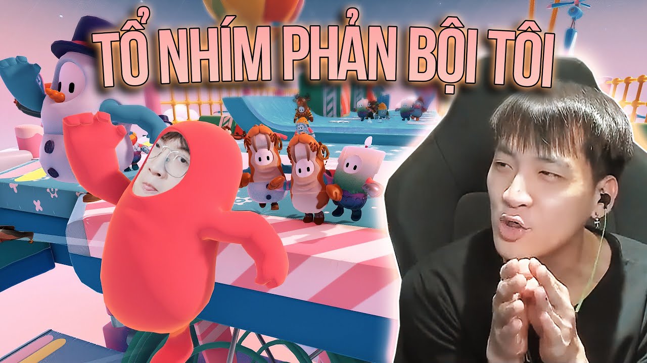 KHI ANH EM TỔ NHÍM ĐỒNG LÒNG ĐOÀN KẾT TIÊU DIỆT NHISM | FALL GUYS