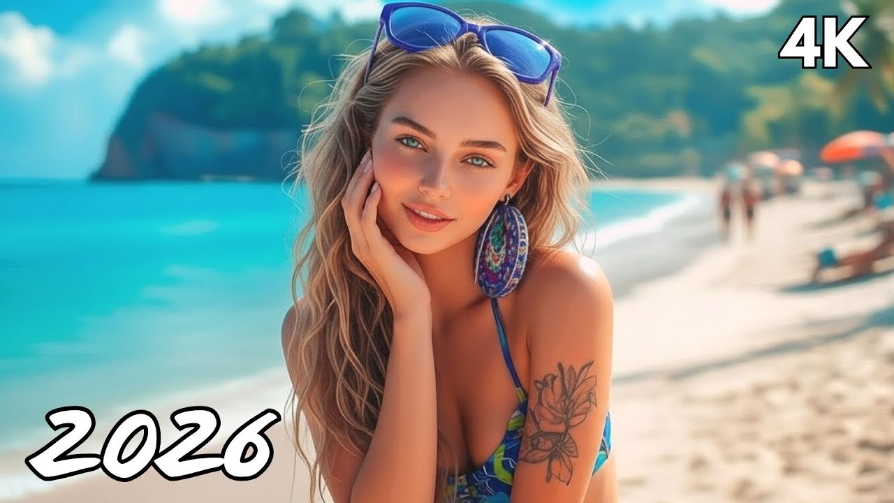 Ocean Dream Chill 🌊 Tropical Deep House 4K UHD 2026 | Calm Relaxing