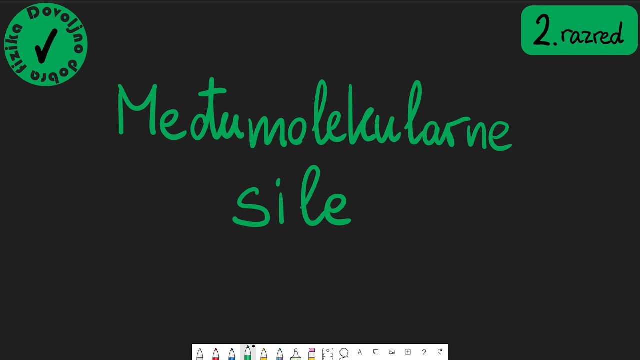 Međumolekularne sile