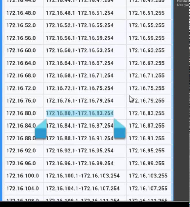Aplicaci&oacute;n Android para calcular subredes IP v4