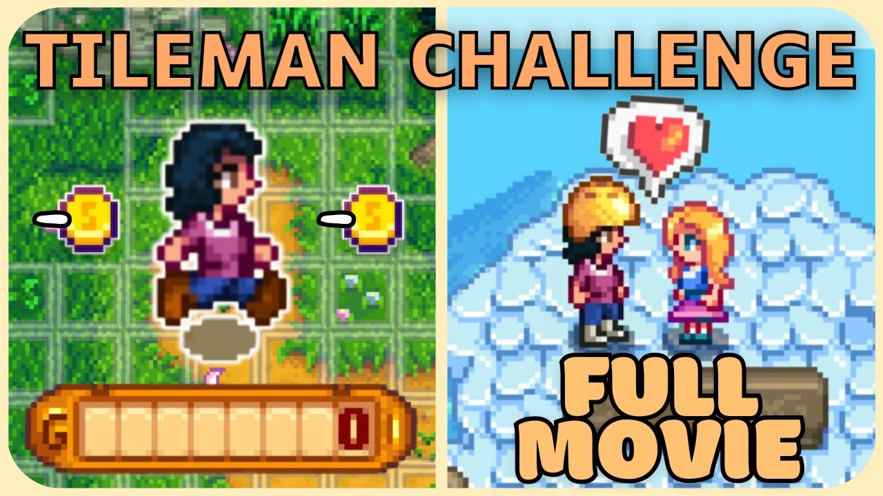 I reached PERFECTION having to BUY the map tiles! - Stardew Valley Tileman Challenge FULL MOVIE