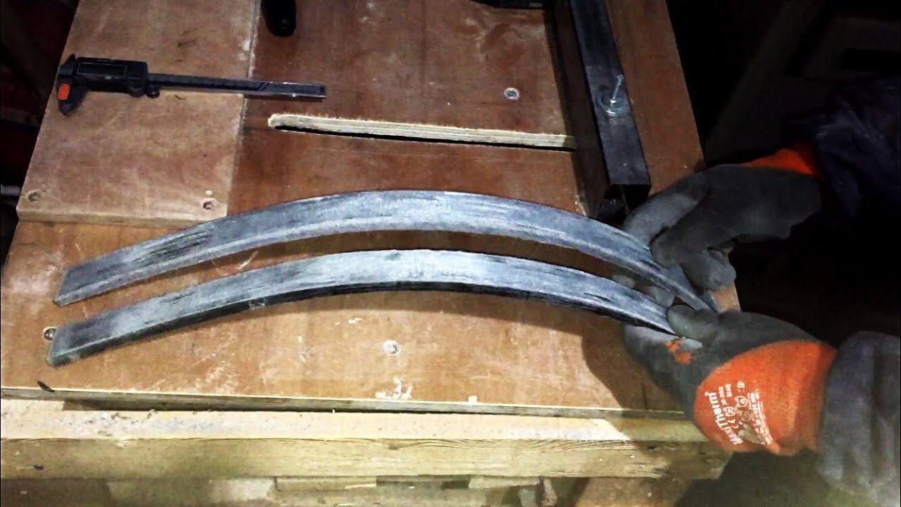 Pressing Fiberglass/Carbon Bow Limbs