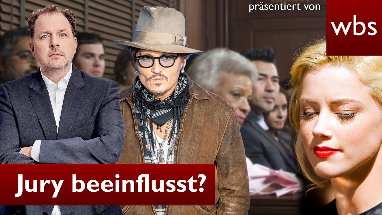 Depp vs. Heard: Jury beeinflusst - LIVE-TV als Game-Changer? | Anwalt Christian Solmecke