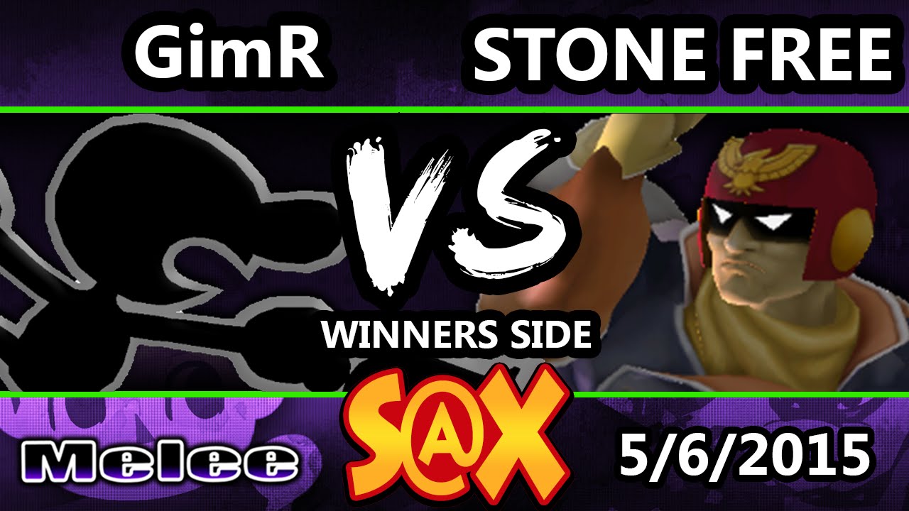 S@X - VGBC | GimR (G&W) Vs. StoneFree (Captain Falcon) SSBM Tournament - Smash Melee