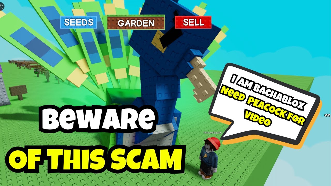 NEW SCAM in Grow A Garden You MUST Avoid! (FAKE YOUTUBERS SCAM)