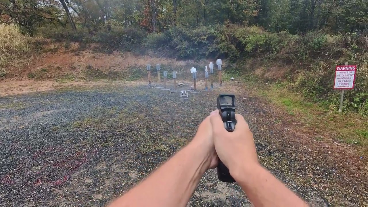 1st Pistol (2/93 Overall - lost to myself with PCC) at Old Bridge October Knockdown with my DWX