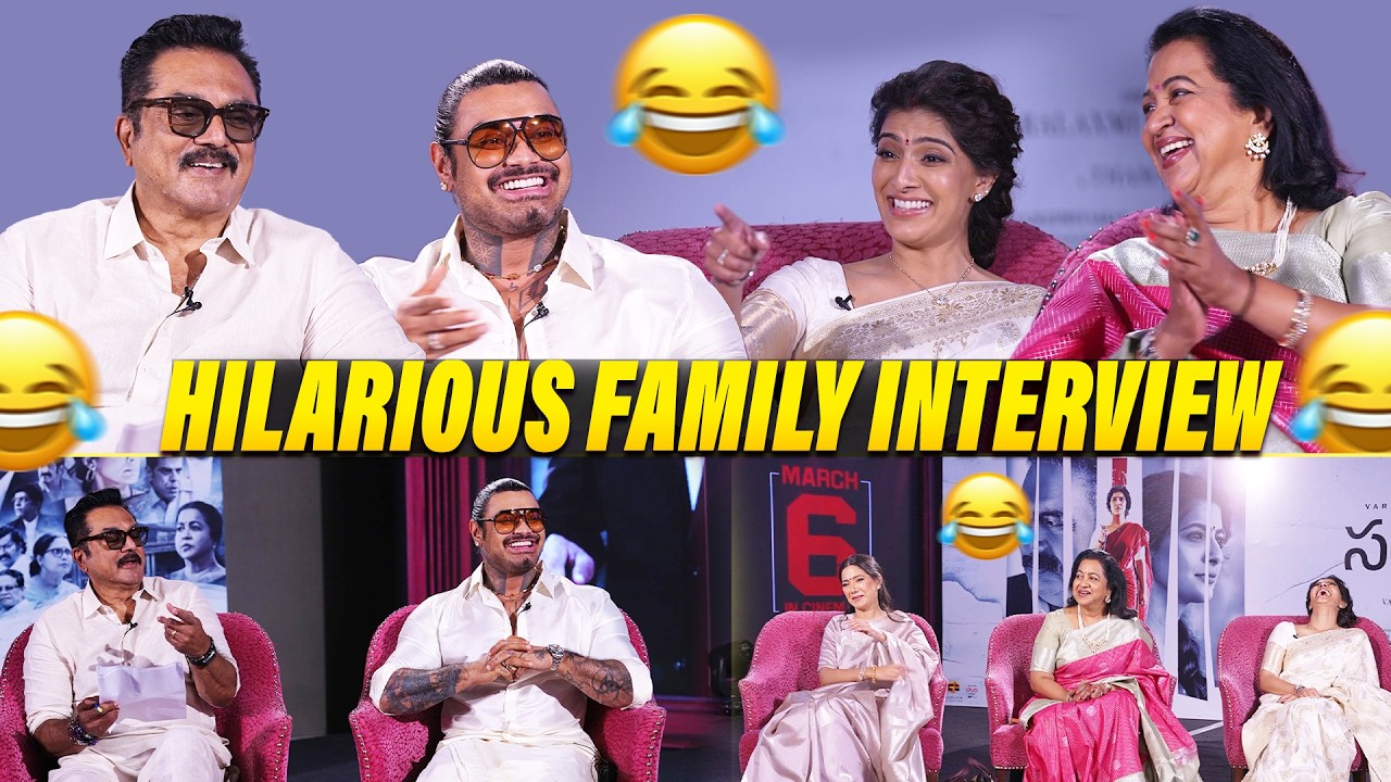 Varalaxmi Sarathkumar’s Saraswathi Movie Special Hilarious Family Interview | Sarathkumar | Radhika