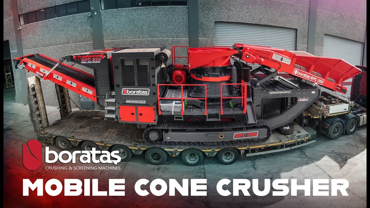 The Boratas Track-Mounted Cone Crusher BPC200 | Hybrid Diesel-Electric | Konik Kırıcı | Konkas&ouml;r