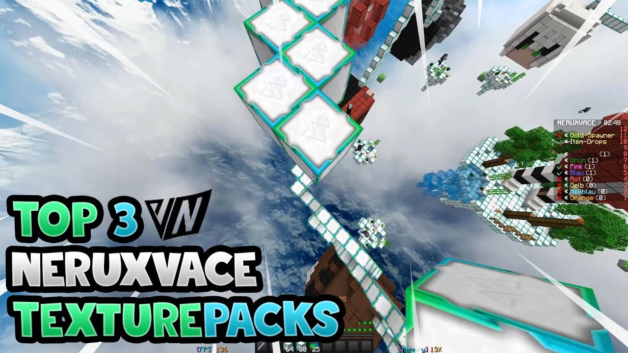 TOP 3 NERUXVACE TEXTUREPACKS 😍 | COOLE PACKS