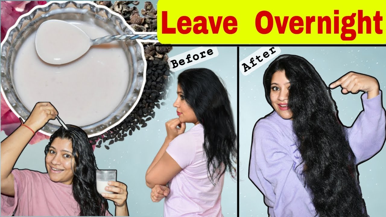 Leave This Overnight In Your Hair To Grow Long,Thick Hairरात भर इसे बालों में छोड़ दें बाल लंबे होंगे
