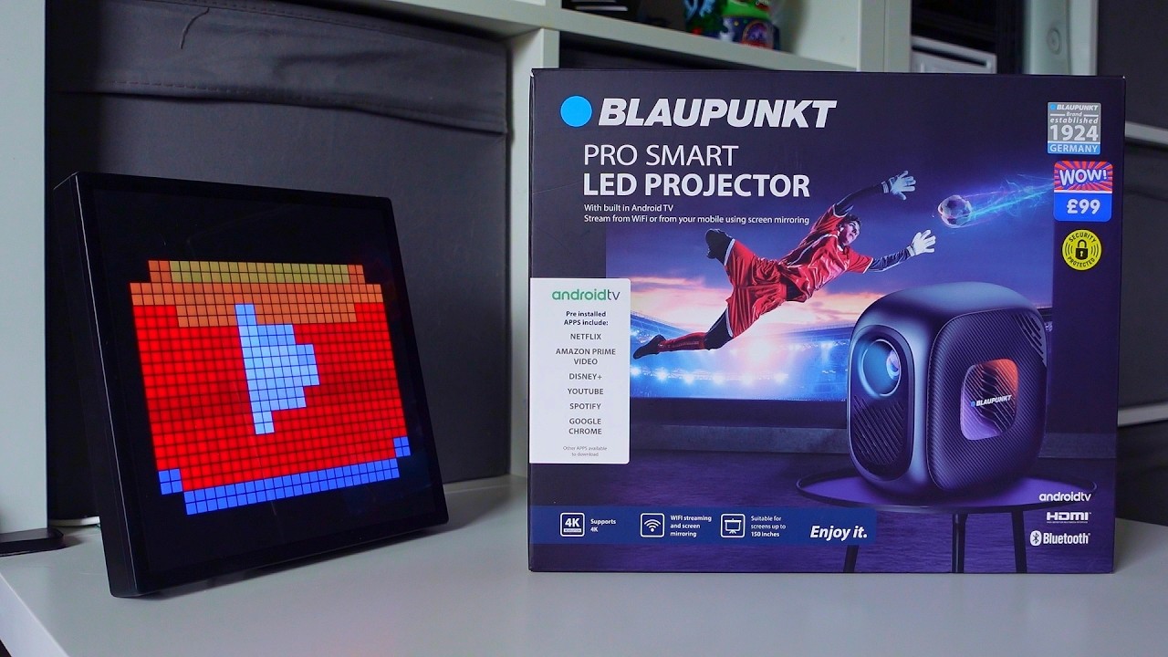 Этот умный светодиодный проектор BLAUPUNKT Pro за 99 фунтов стерлингов — настоящая игровая машина...