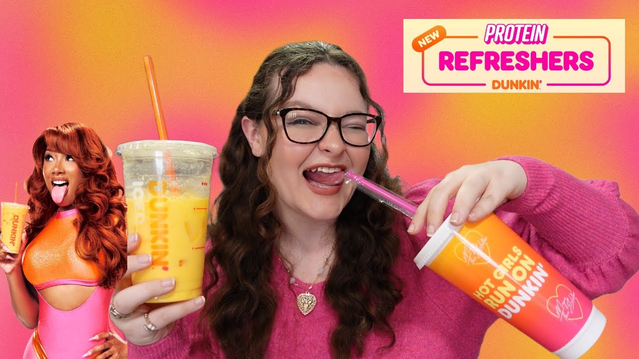 Пробую напиток Dunkin' Donuts от Megan Thee Stalions.