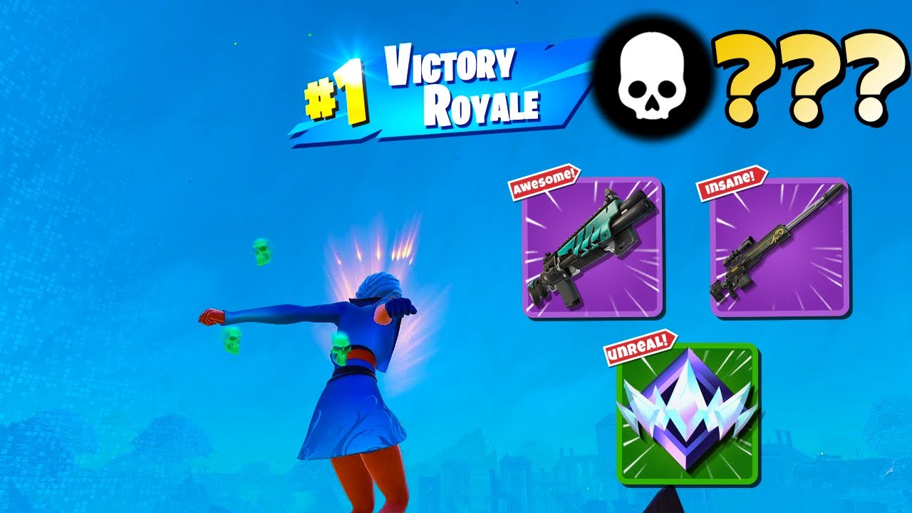 High Elimination Unreal Ranked Solo Zero Build Win Gameplay (Fortnite Chapter 5 Season 2)