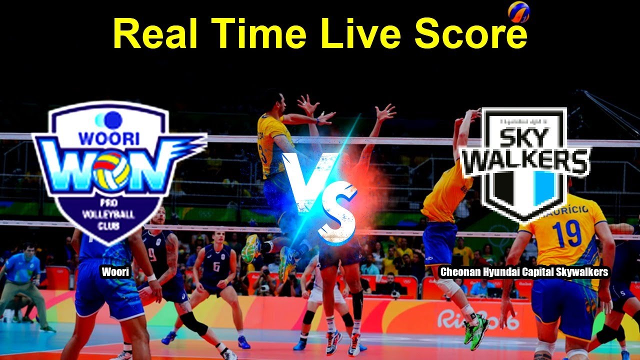 Woori vs Cheonan Hyundai Capital Skywalkers Live Score - South Korea Volleyball League