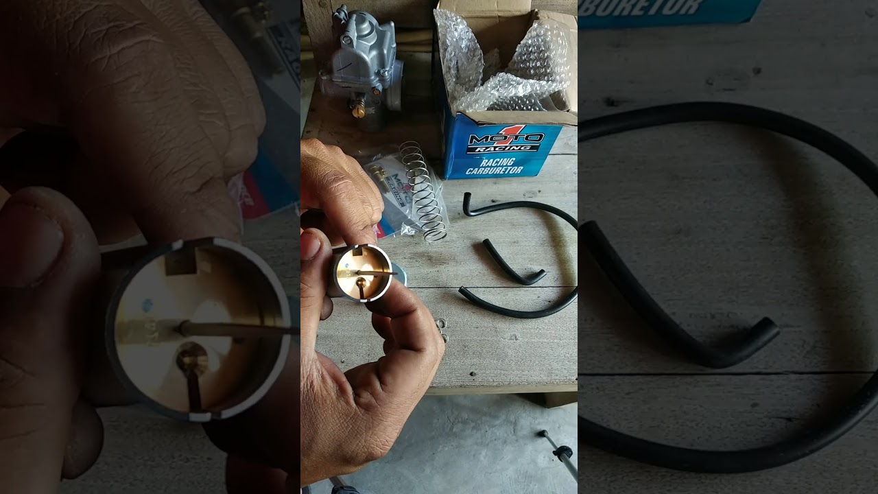Unboxing karburator pwl 28 moto one include nozle nedle pwk