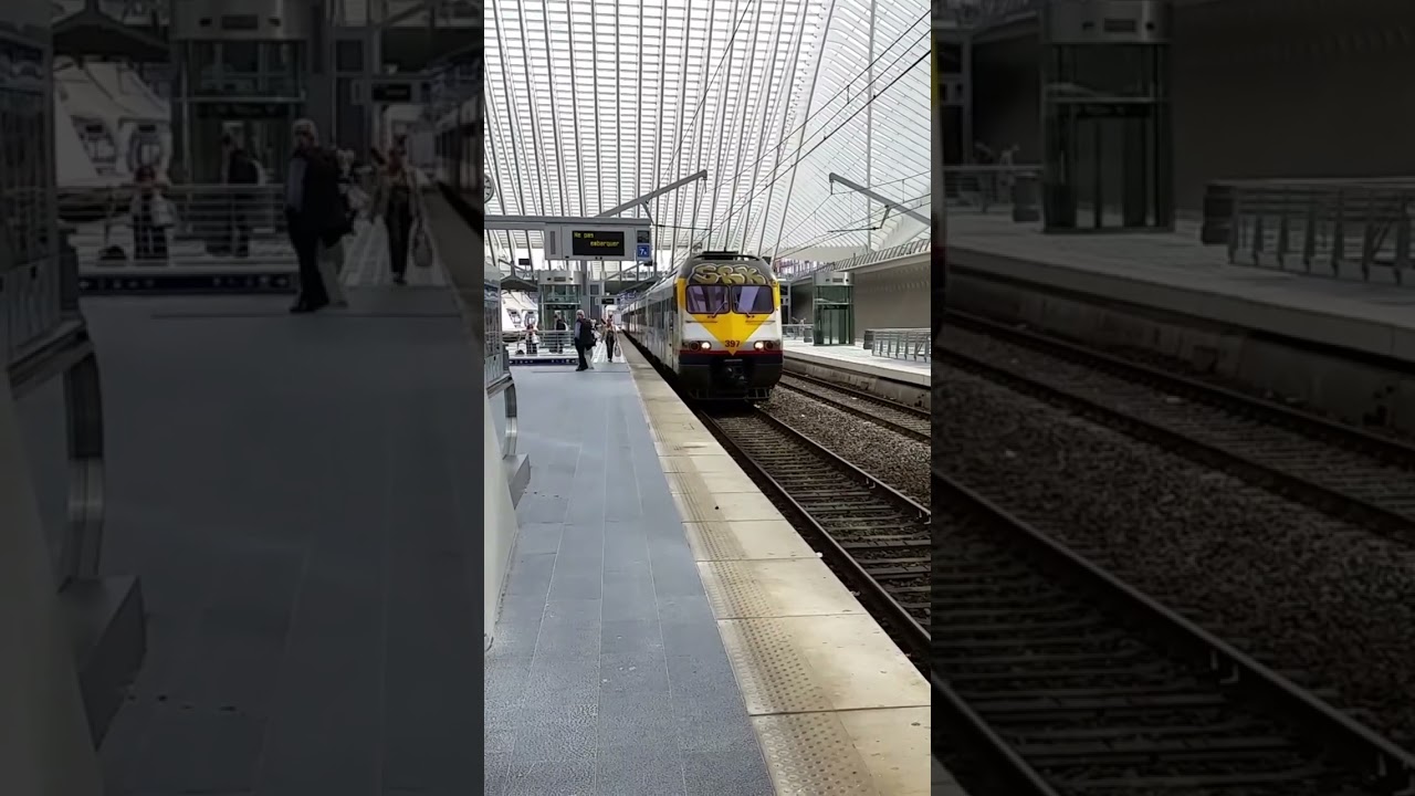 NMBS/SNCB AM80 no. 397 arriving from Liege Guillemin Station on 28/06/16 #Shorts