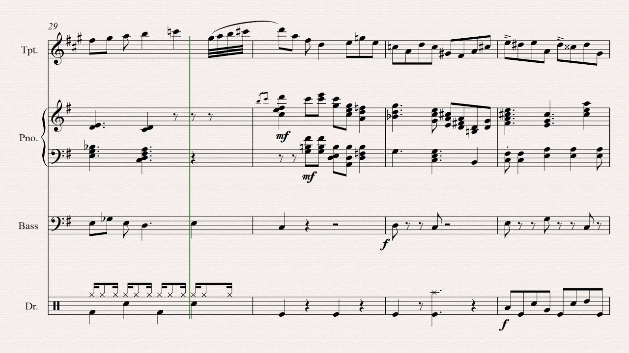 Travellin' Jazz - A-Level,  Area of Study: 'Jazz', Composition