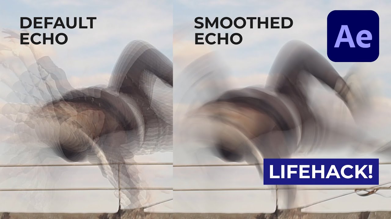 Сглаженный Echo (лайфхак) - След от движения - After Effects урок