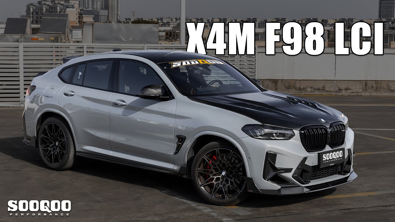 SOOQOO X4M F98 CARBON FIBER BODYKITS DISPLAY.