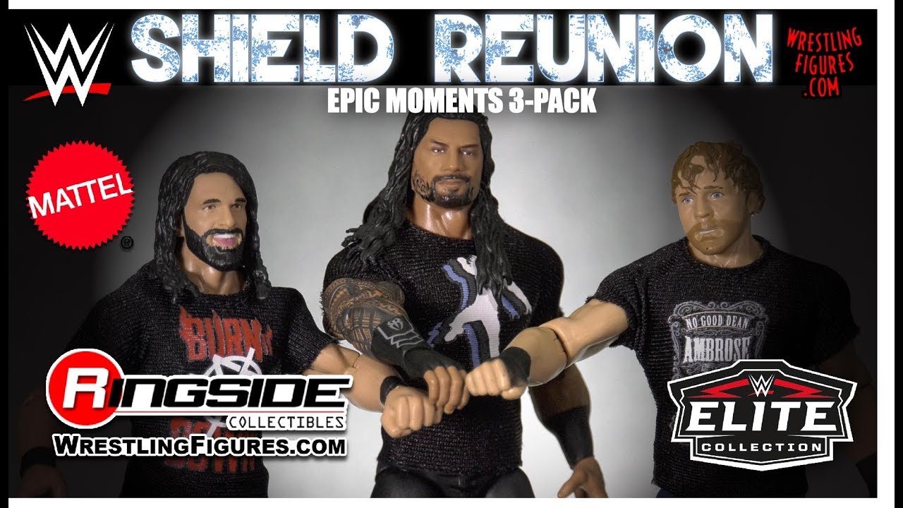 WWE FIGURE INSIDER: Shield Reunion (Seth Rollins, Roman Reigns & Dean Ambrose) - WWE Epic Moments