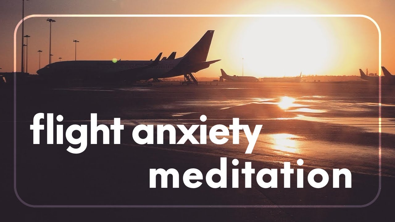 Mini Meditation | FLIGHT ANXIETY | 5 Minute Guided Meditation to Ease your Flight Nerves ✈️