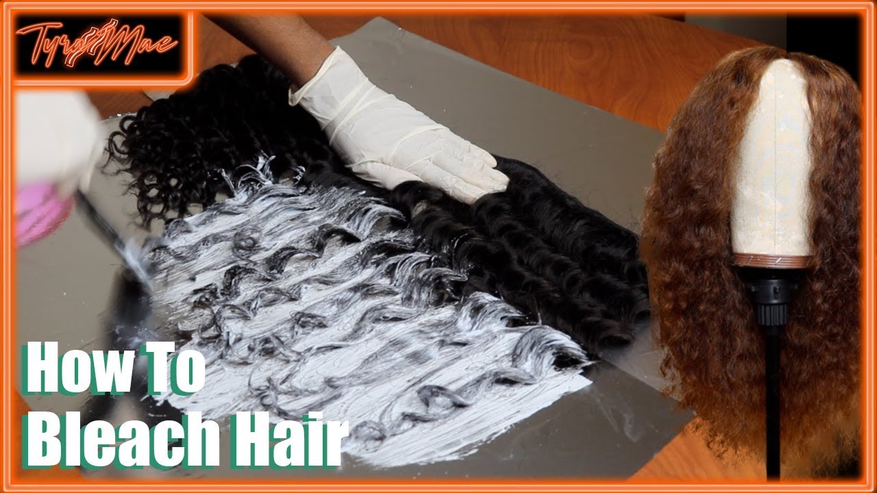 HOW TO BLEACH BUNDLES THE PERFECT GINGER COLOR ft Unice Hair