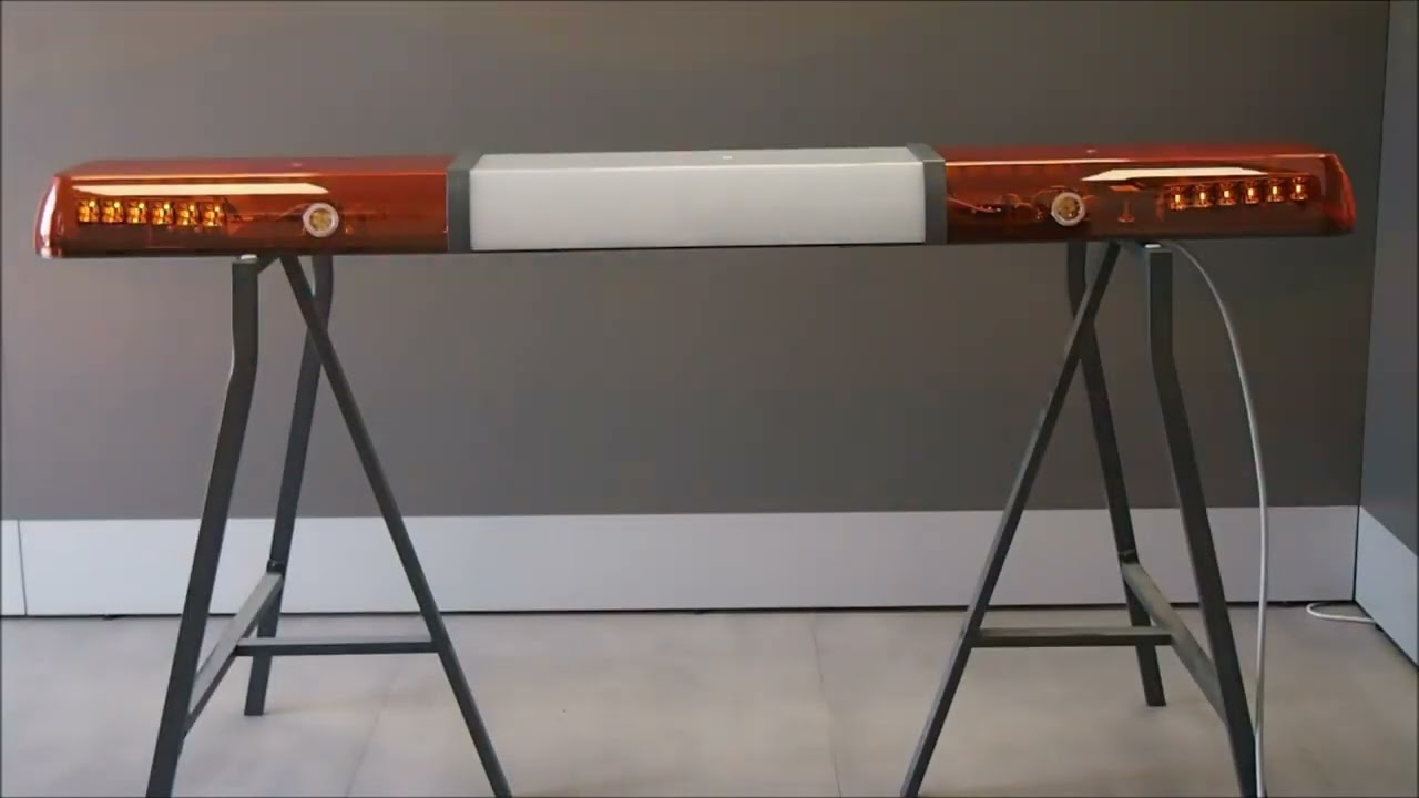 Warnlichtbalken Optima 90 4ML 140cm, BPP + HALOGENY