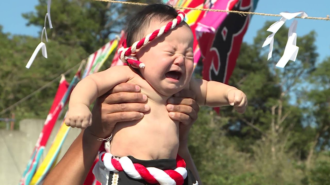 赤ちゃんの土俵入り