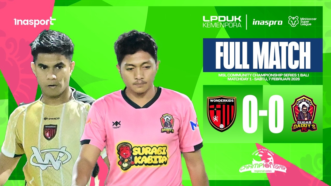 WONDERKIDS VS SUGAR DADDY FC | MINI SOCCER LEAGUE BALI 2026 | MATCHDAY 1