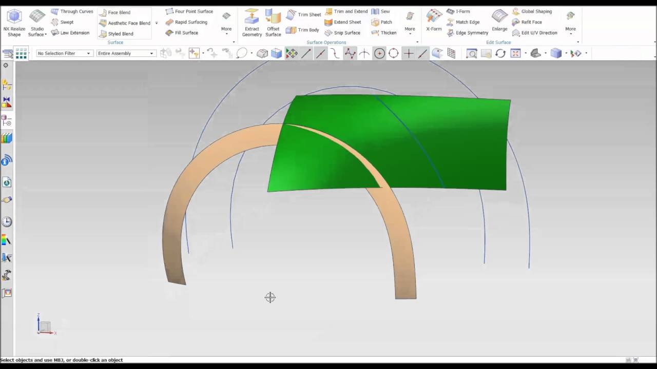 Siemens NX 10 | Wheel Arch Blend Surface Technique