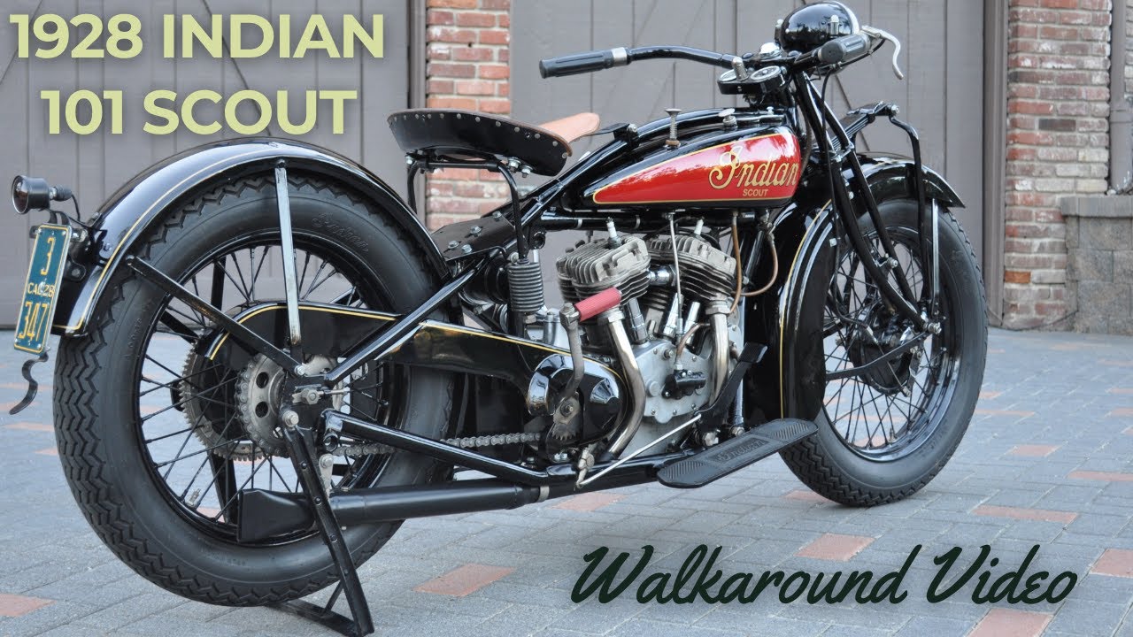 Indian 101 Scout Walk Around