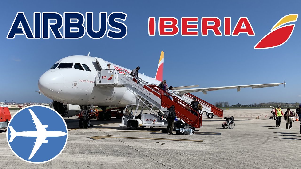 TRIP REPORT | ECONOMY | Iberia Airbus A319 | Madrid - Santander | Amazing approach!